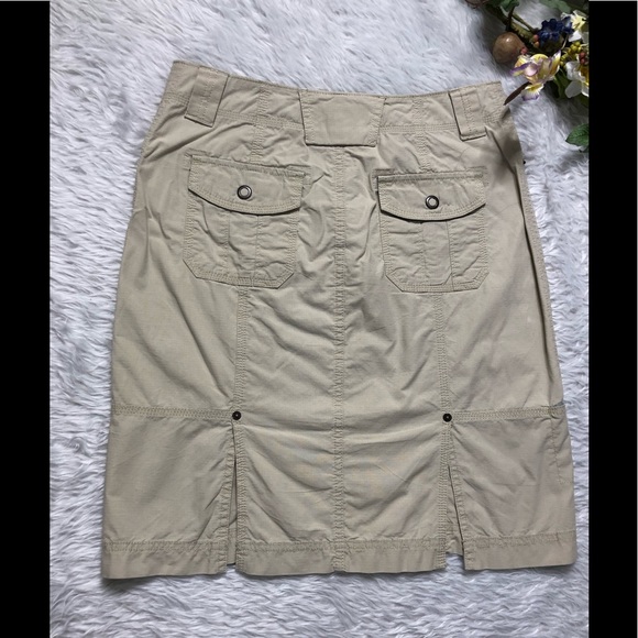 Eddie Bauer woman cargo skirt size 4 - Picture 2 of 3